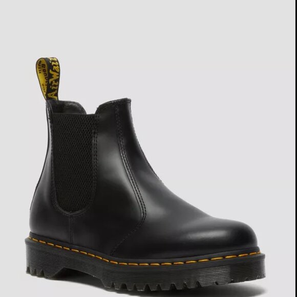 Dr Martens 2976 Bex Smooth Leather Chelsea Boots in Black US 6 - Picture 1 of 9